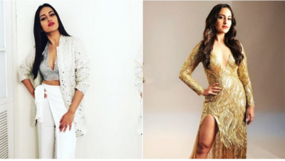 Sonakshi Sinha looks dazzling in her gold and gorgeous silver avatar