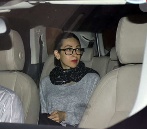 Girls day out! Karisma Kapoor and Amrita Arora meet Kareena Kapoor for dinner