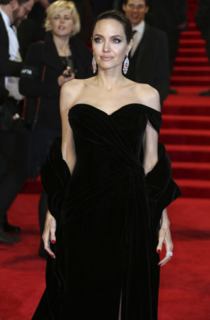 BAFTA Awards 2018:  Angelina Jolie looks divine in off-shoulder black gown