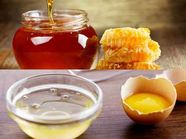 Beauty enhances with the egg and honey