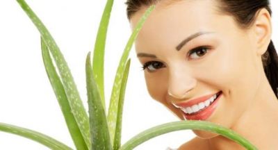 Aloe Vera gel removes skin's dryness