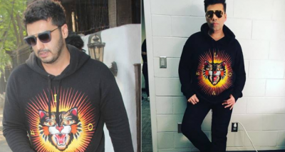 Same Pinch: Arjun Kapoor wore a same casual hoodie like Karan Johar at New York vacation