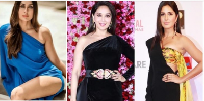 Trend of asymmetrical necklines and off-shoulder tops is ruling in Bollywood's diva's attire