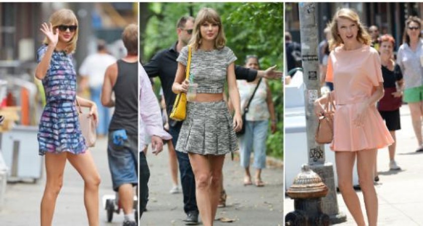 Taylor Swift’s street fashion game is all about matching coord sets and ‘less is more’ style statements