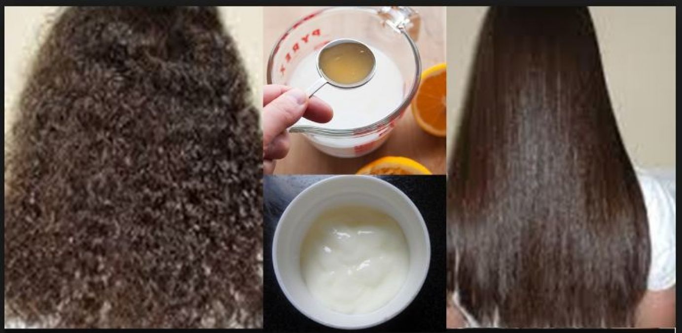 Homemade effective home remedies for Hair Straightening at home