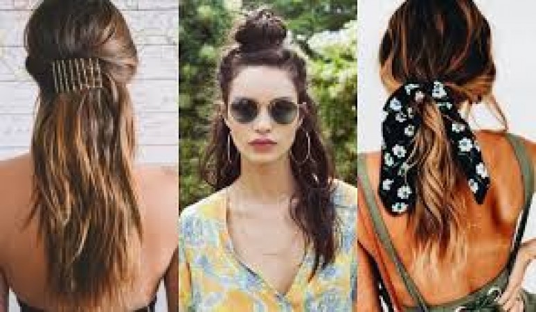 If you are confused about hair styling with summer dress, then this is the answer