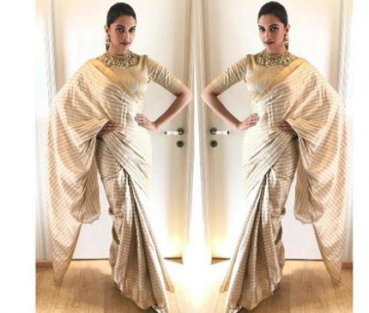 Deepika Padukone's ethnic attire is a perfect example of elegance