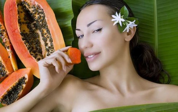 Skin will glow with the use of papaya leaves