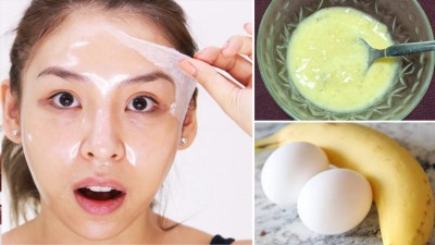 Remove facial blemishes with banana peel