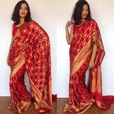 Buy such sarees for Karva Chauth