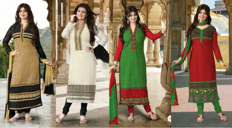 Get  this different style of Salwar kameez  in Navratri festivity