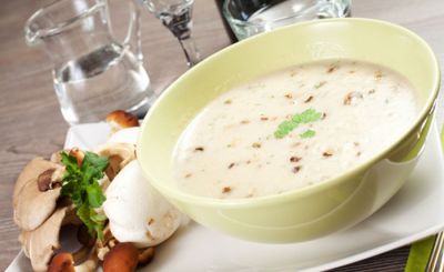 Try unconventional and creamy Mushroom Soup