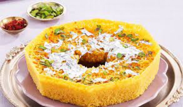 Special Mango Ghevar made on festivals, it has no competition in taste