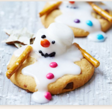 Enjoy Melting snowman biscuits this Christmas