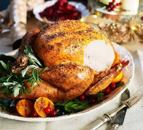 Christmas Special: Roast turkey with lemon & garlic