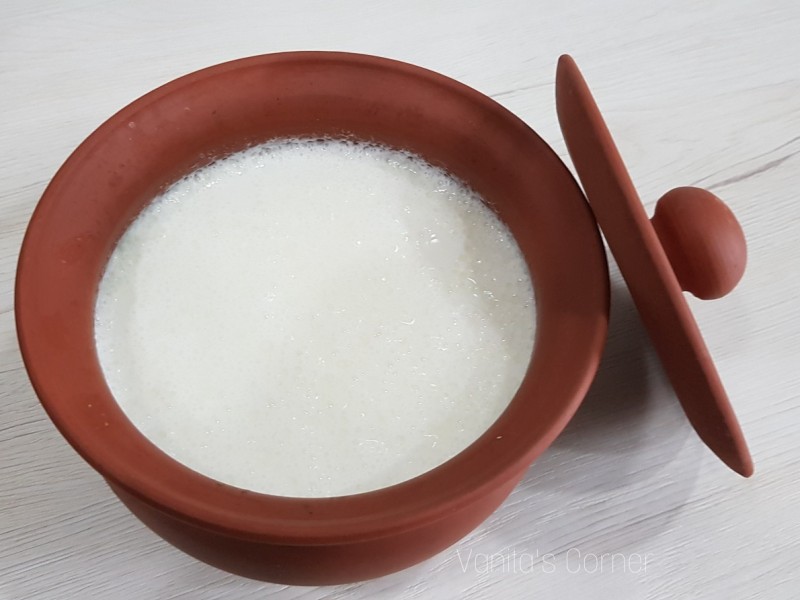 Prepare pudding like curd at home