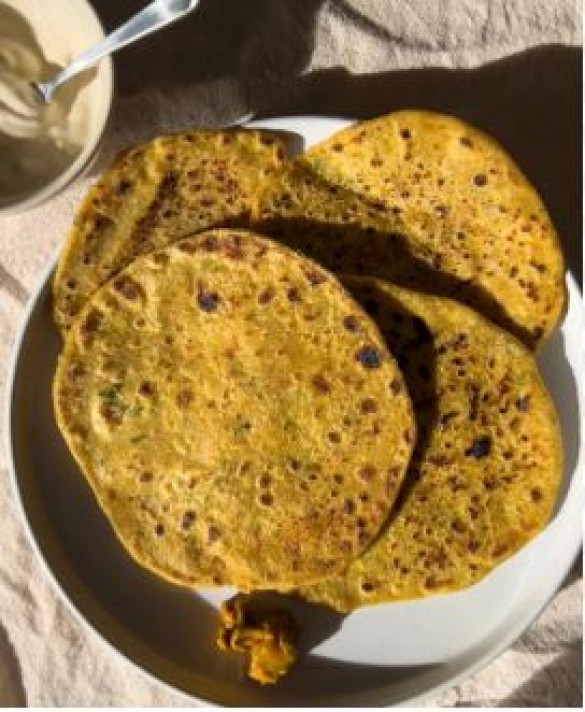 This is how radish is stuffed in paranthas, this is the right way