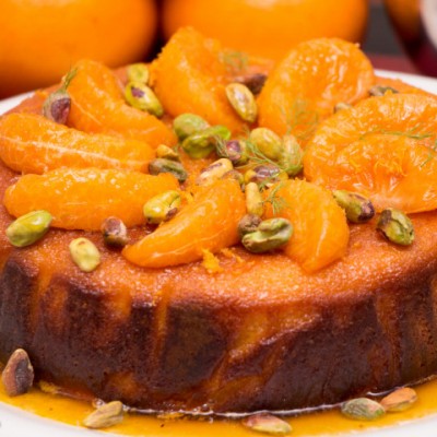 Dark-choc whole mandarin cake Recipe
