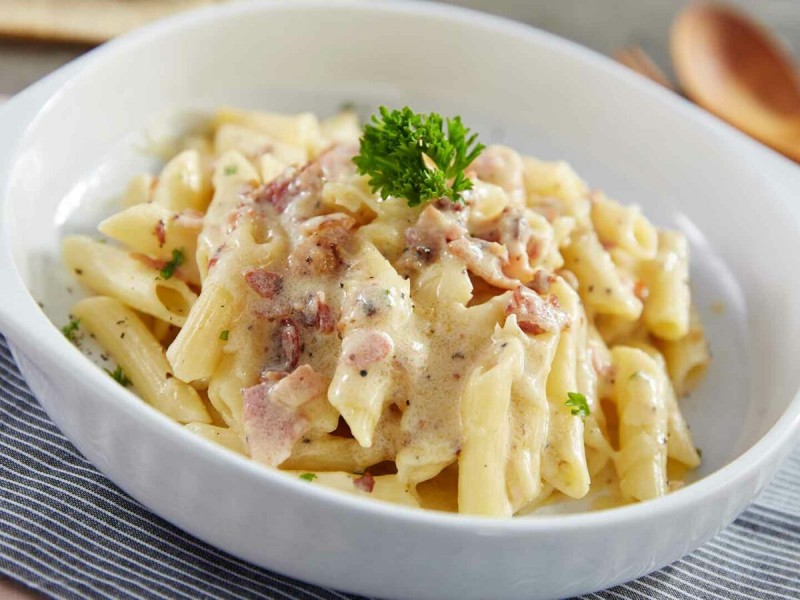 Want creamy white sauce pasta? Make it at home in 30 minutes with this easy recipe