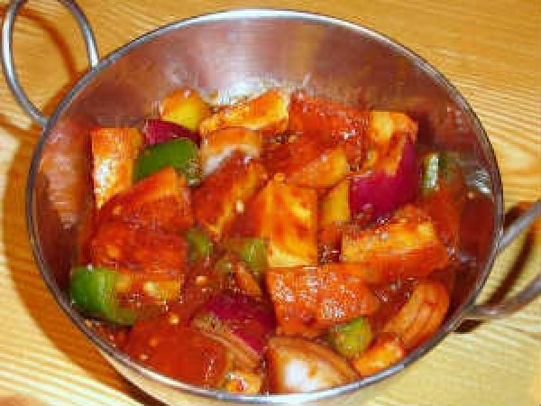 Make chatpati Achari Paneer for dinner