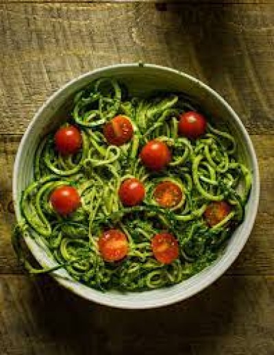 Quick and Healthy: Zucchini Noodles with Nut-Free Pesto Recipe
