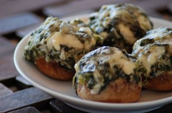 Delicious Spinach and Feta Stuffed Mushrooms