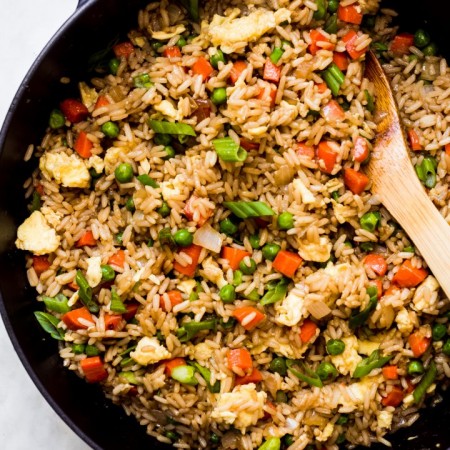 10-minute cheat's fried rice recipe