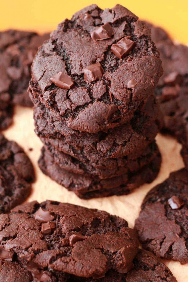 Double choc-chip kale cookies Recipes