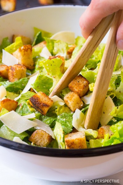 17-minute caesar salad recipe