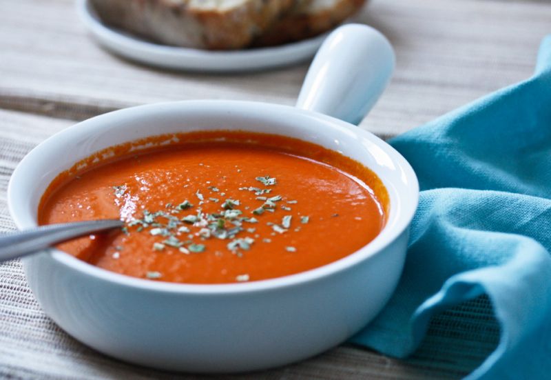 Try this amazing Roasted Tomato and Herb Soup
