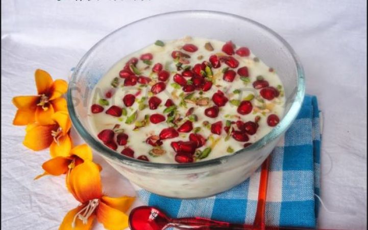 Mouth-watering dish means Yogurt Crunch Pudding