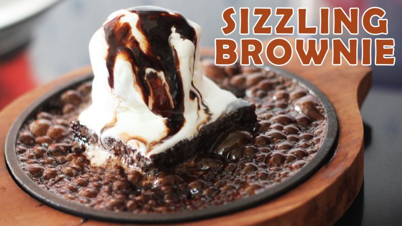 Tantalising Recipe Of Mouth Watering Dish SIZZLING BROWNIE