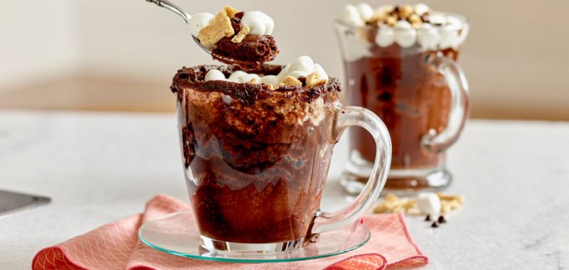 Chocolate Marshmallow Mug Cake Recipe