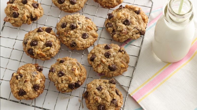 Oats 'N' Chocolate Cookies Recipe