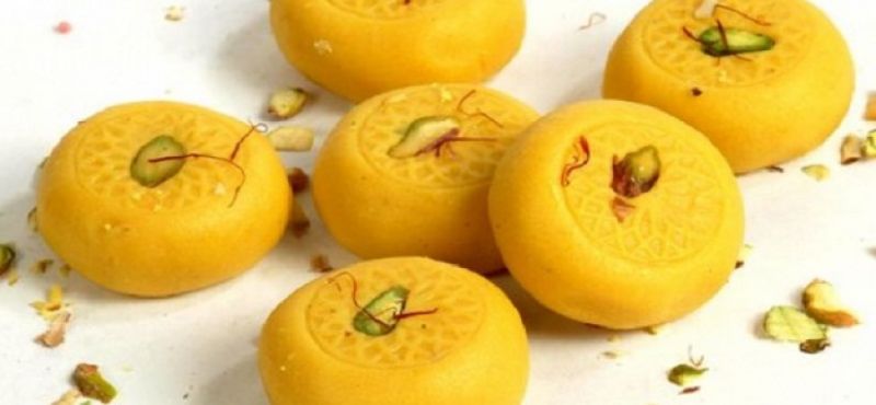 Treat your guests with Kesar Peda  at the time of Navratri