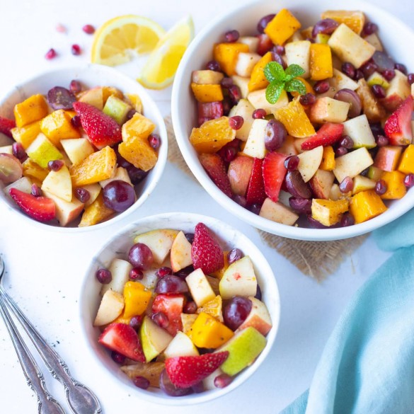 Make fruit chaat like this during fasting