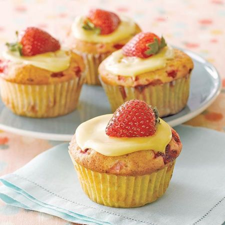 Try Strawberry Amaranth Cupcakes