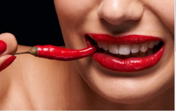 Why do eyes water after eating spicy food?