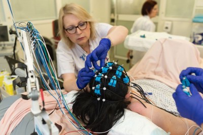 What happens in the brain during coma?
