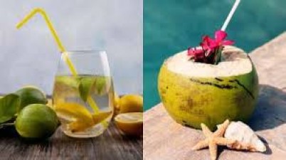 Coconut water or lemon water, what is better to drink in summer?
