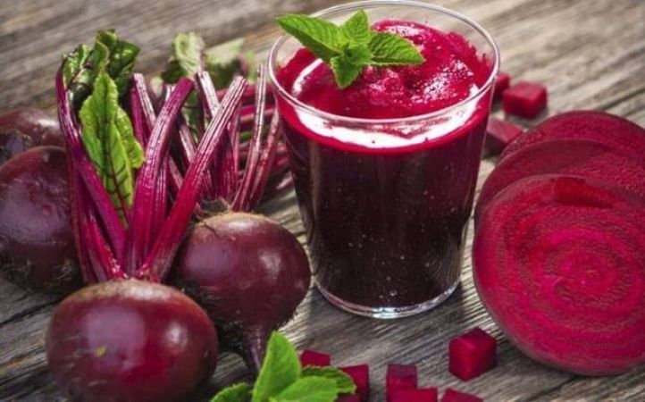 Consumption of beetroot clears the body from inside