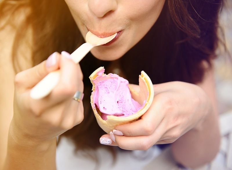 Don't eat Ice-cream right before sleeping