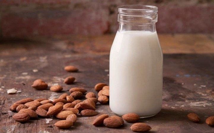 Milk and almonds are very effective to remove the stress