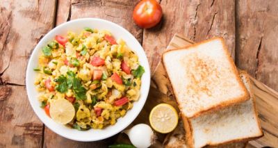 Serve this tasty and healthy Bread Poha to your Kids in breakfast