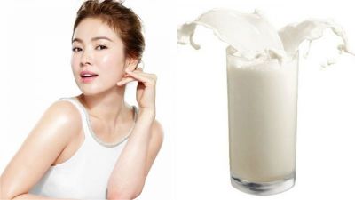 Raw milk  brings natural beauty on your face