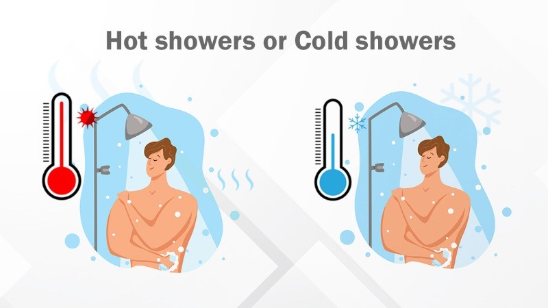 Hot water shower or cold water shower – The never ending debate