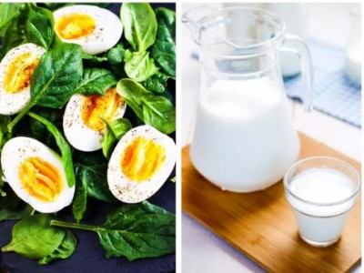 Can you eat eggs after drinking milk?