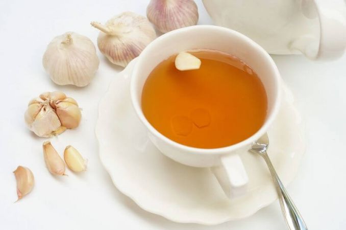 Garlic tea is beneficial for health in winter