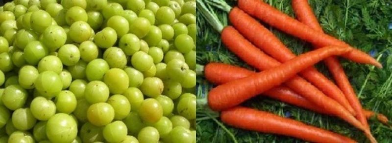 Amla and Carrot juice keeps healthy to liver