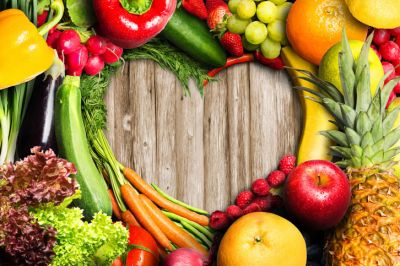 Make Healthy New year resolution by eating more fruits and veggies